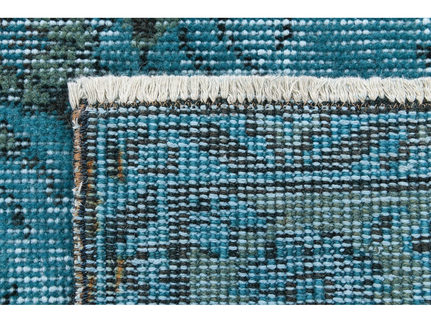 Tapis de laine 170x284 turquoise Ultra Vintage