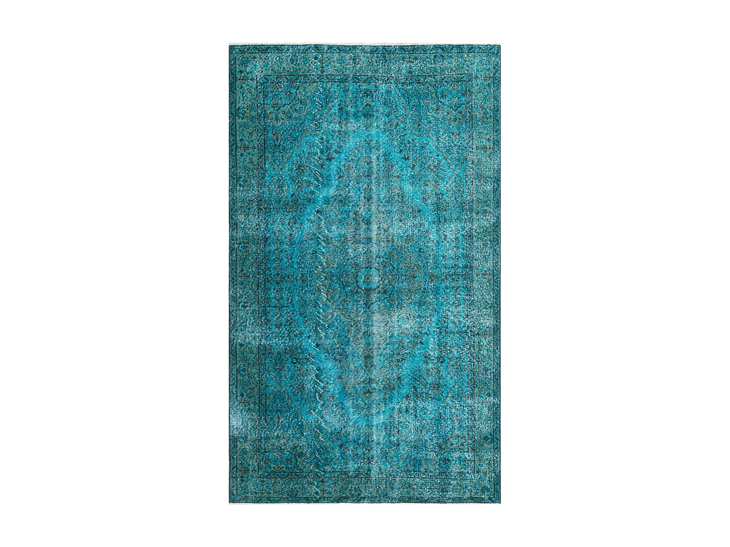 Tapis de laine 170x284 turquoise Ultra Vintage