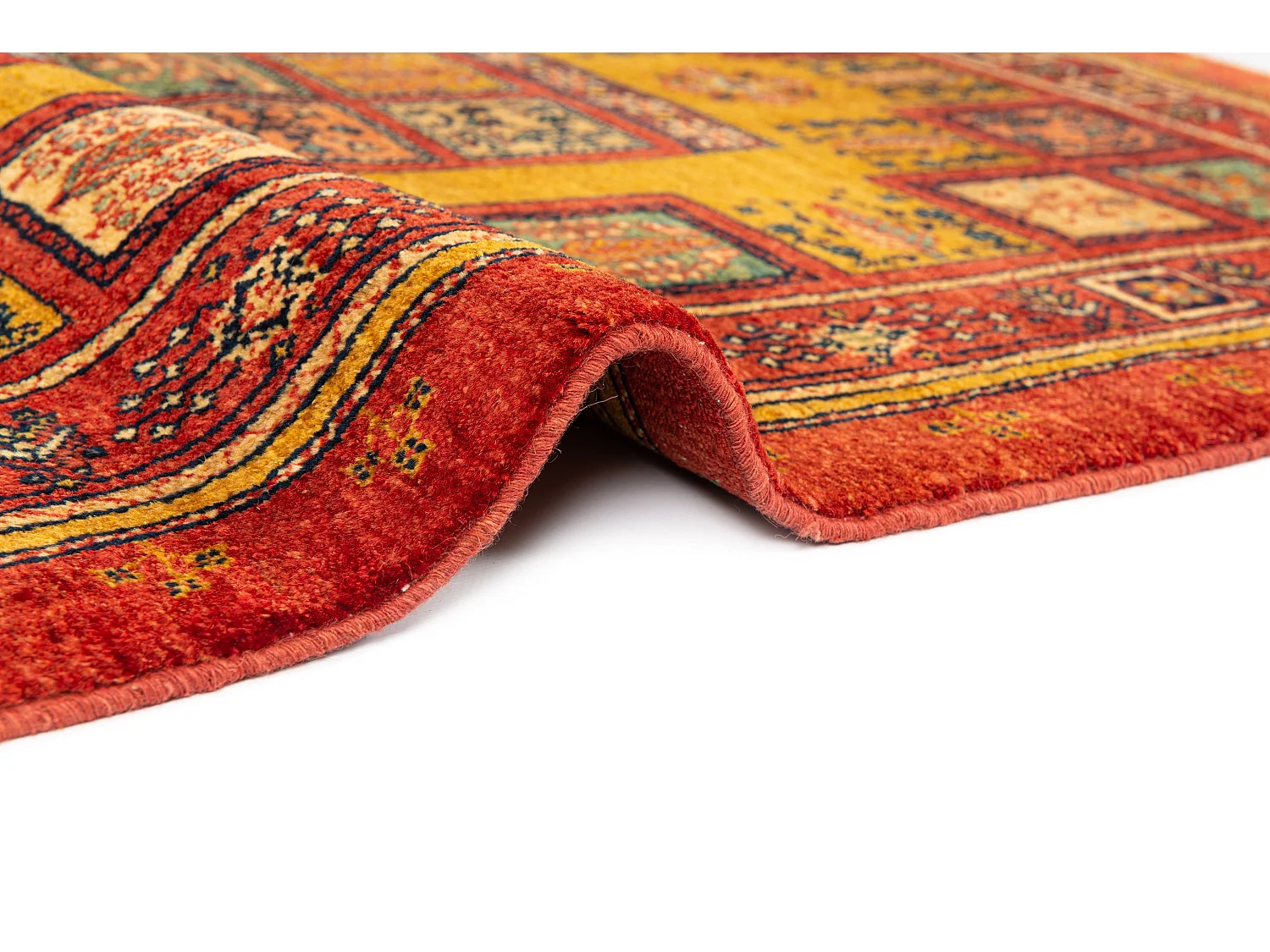 Tapis de laine 106x169 rouge Kashkuli