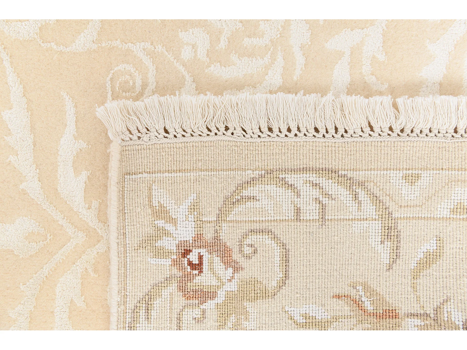 Wollteppich 175x239 Beige Darya