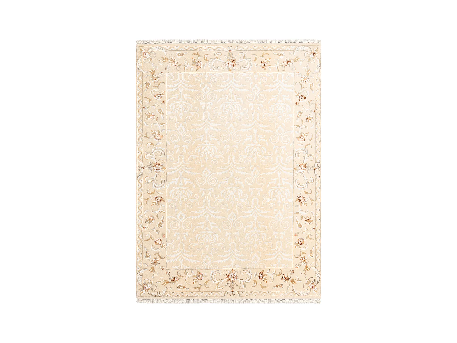 Tapis de laine 175x239 beige Darya