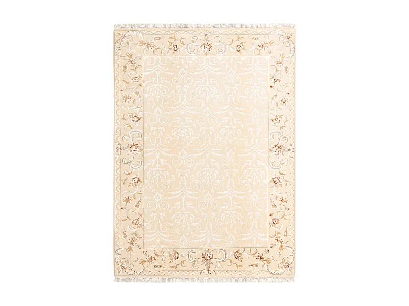 Tapis de laine 175x239 beige Darya