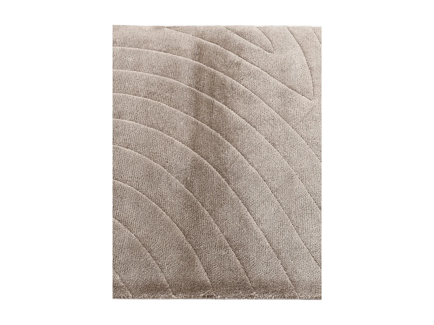 Tapis de couloir en laine 81x297 brun Darya