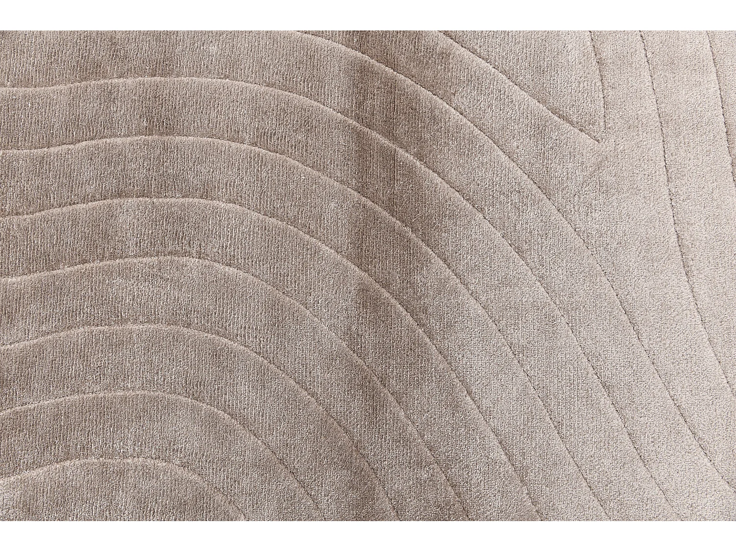 Tapis de couloir en laine 81x297 brun Darya