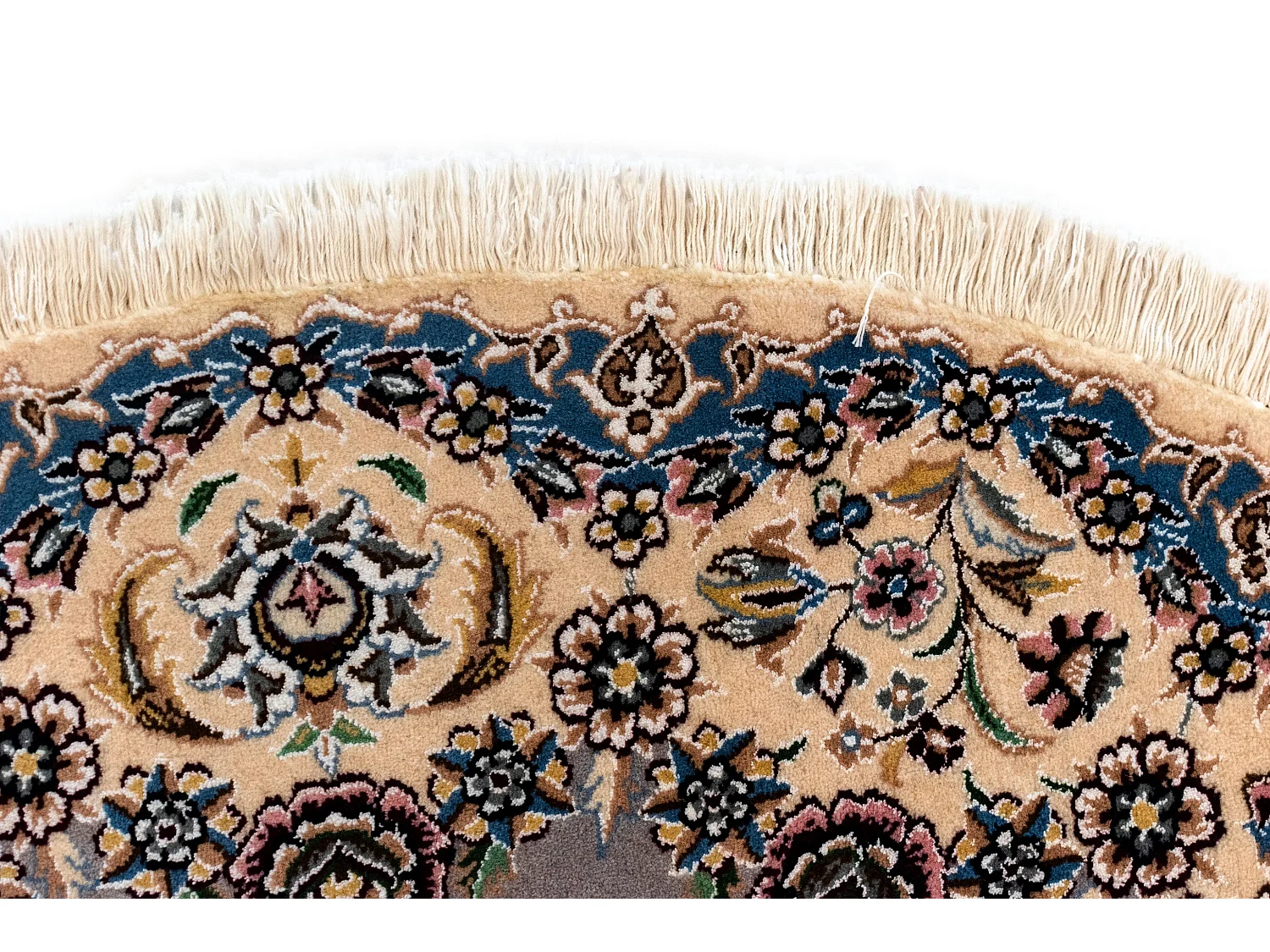 Tappeto in lana 150x150 beige Nain