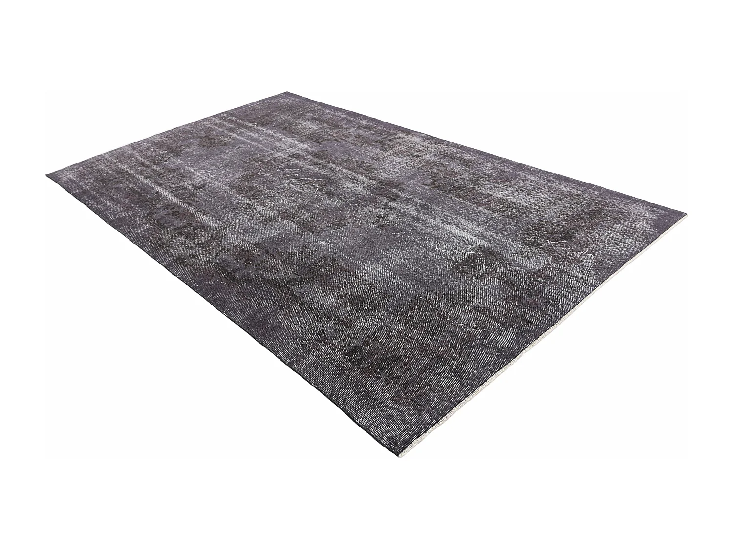 Tapis de laine 170x284 gris Ultra Vintage