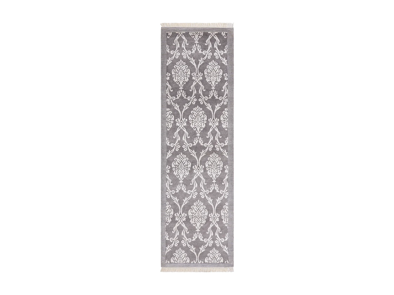 Tapis de couloir en laine 89x305 gris Darya