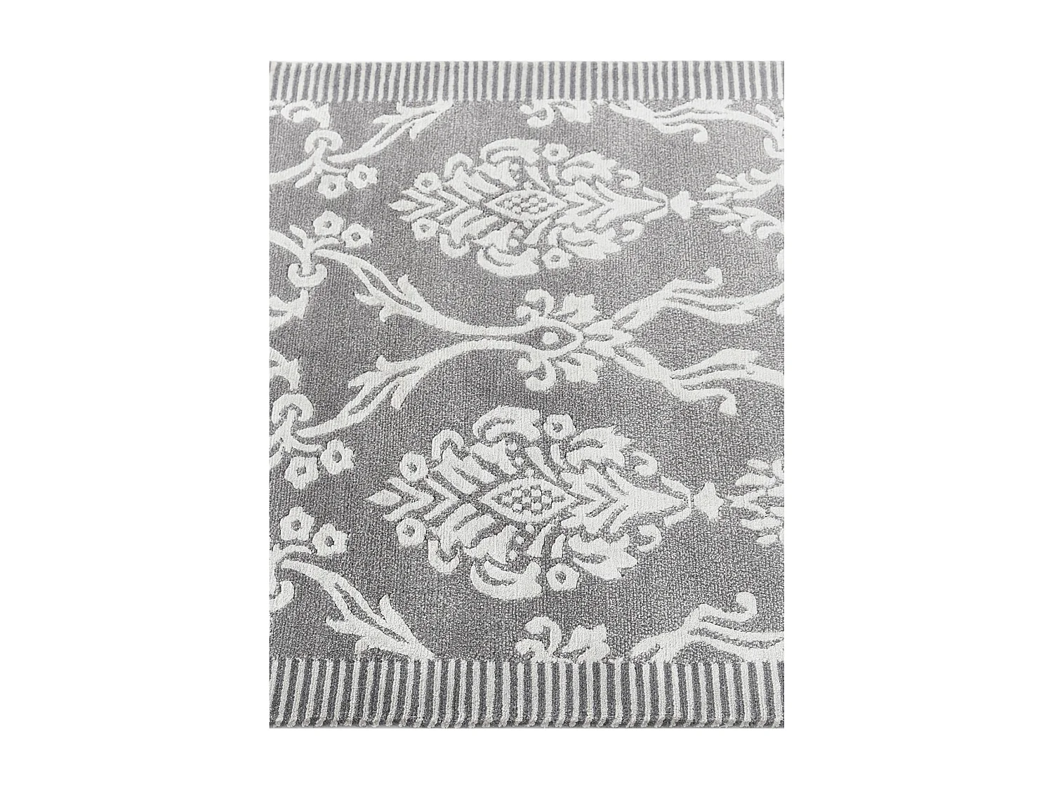 Tapis de couloir en laine 89x305 gris Darya