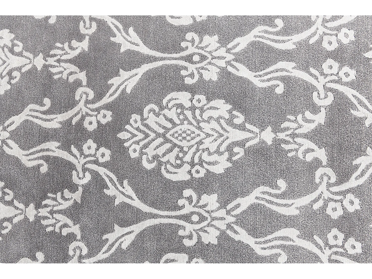 Tapis de couloir en laine 89x305 gris Darya