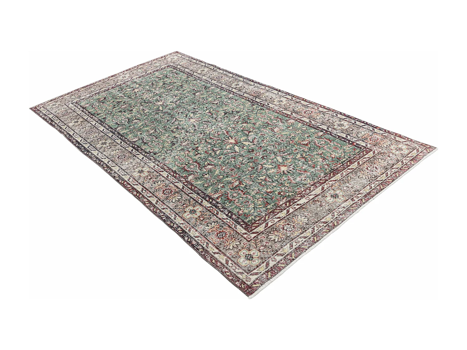 Tappeto in lana 140x257 beige Ultra Vintage