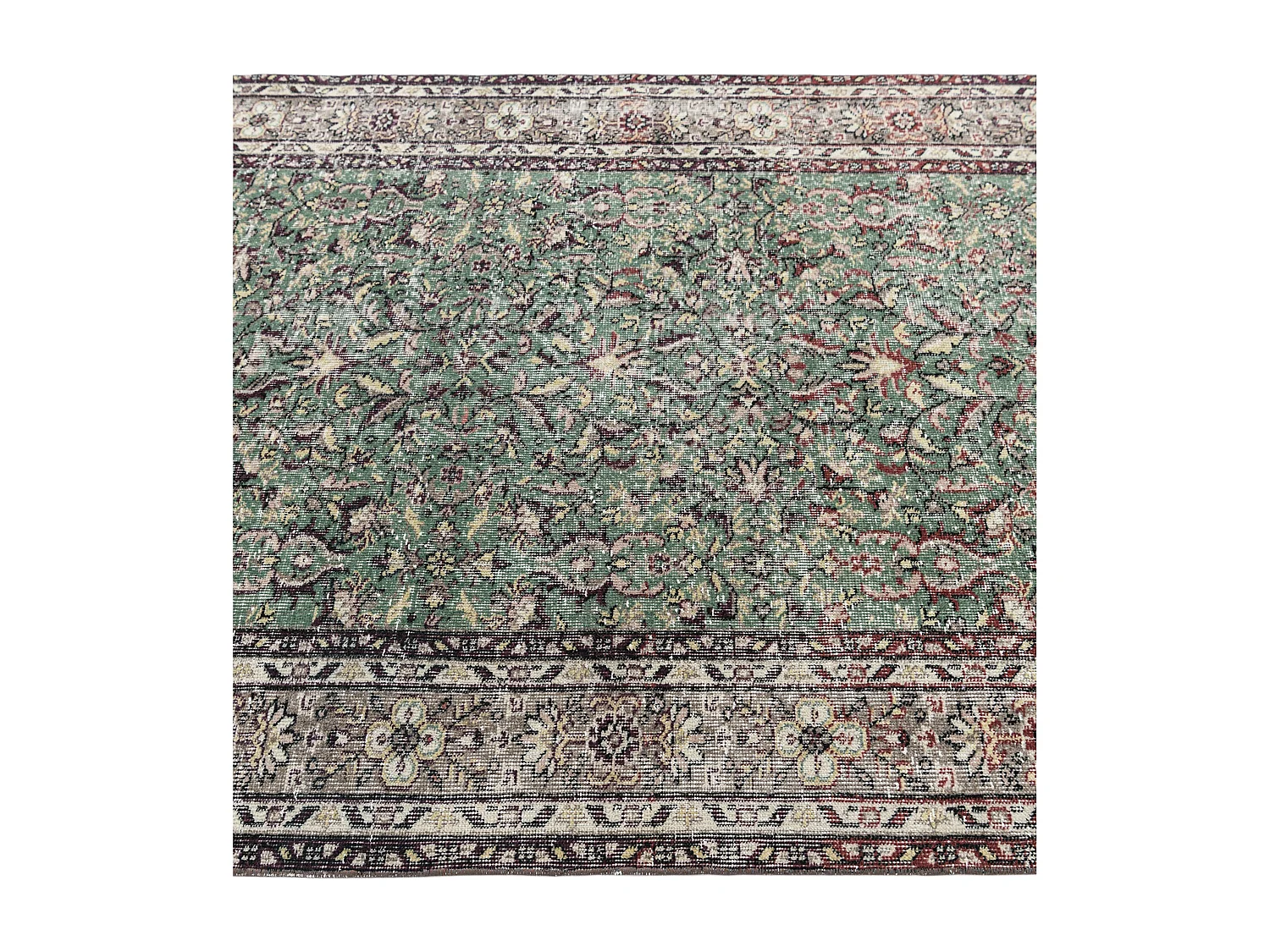 Tappeto in lana 140x257 beige Ultra Vintage