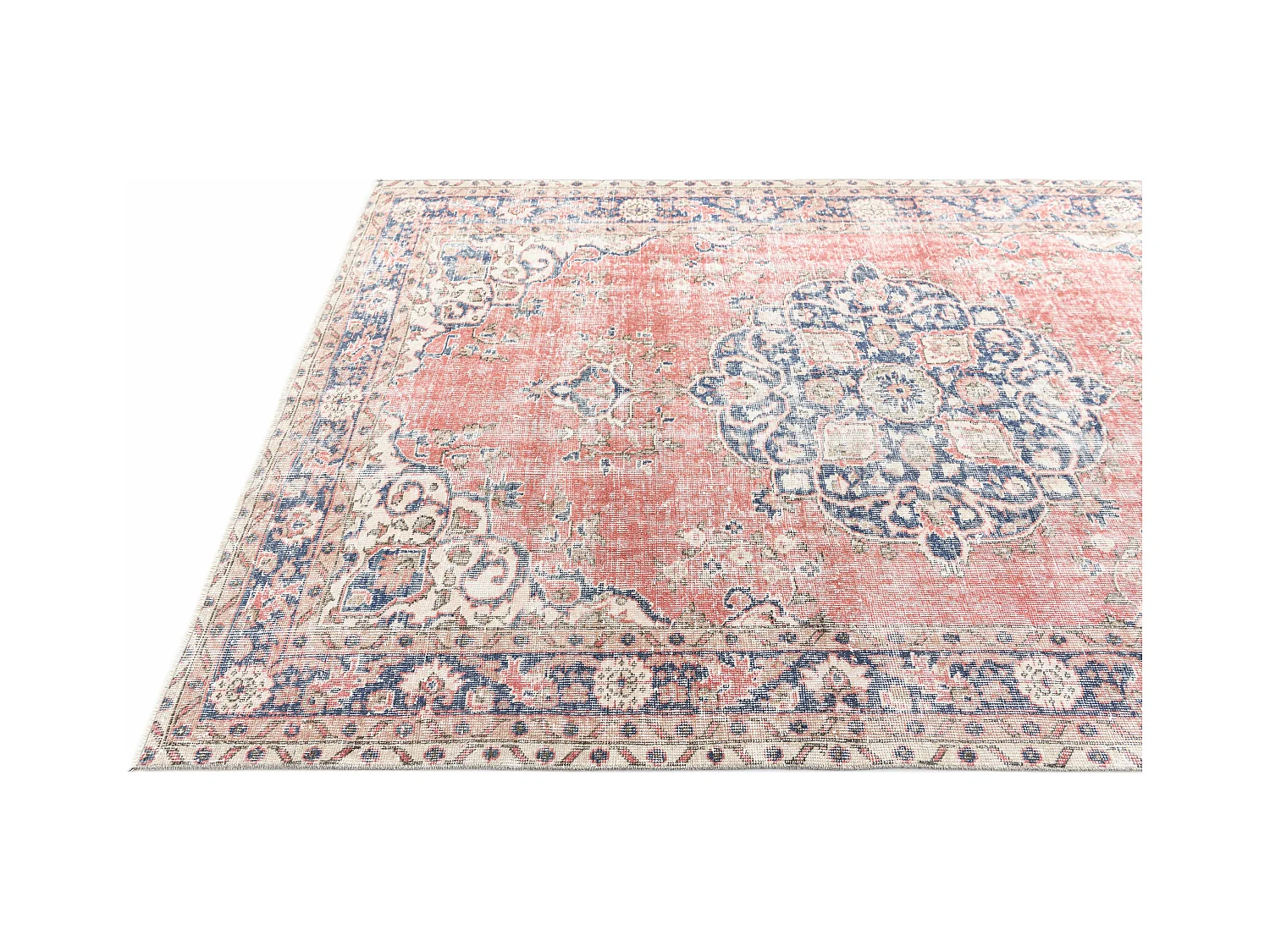 Tapis de laine 168x264 rouge Ultra Vintage