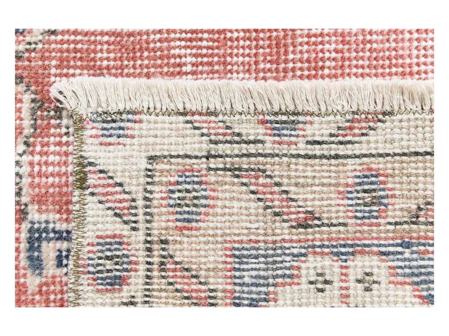 Tapis de laine 168x264 rouge Ultra Vintage