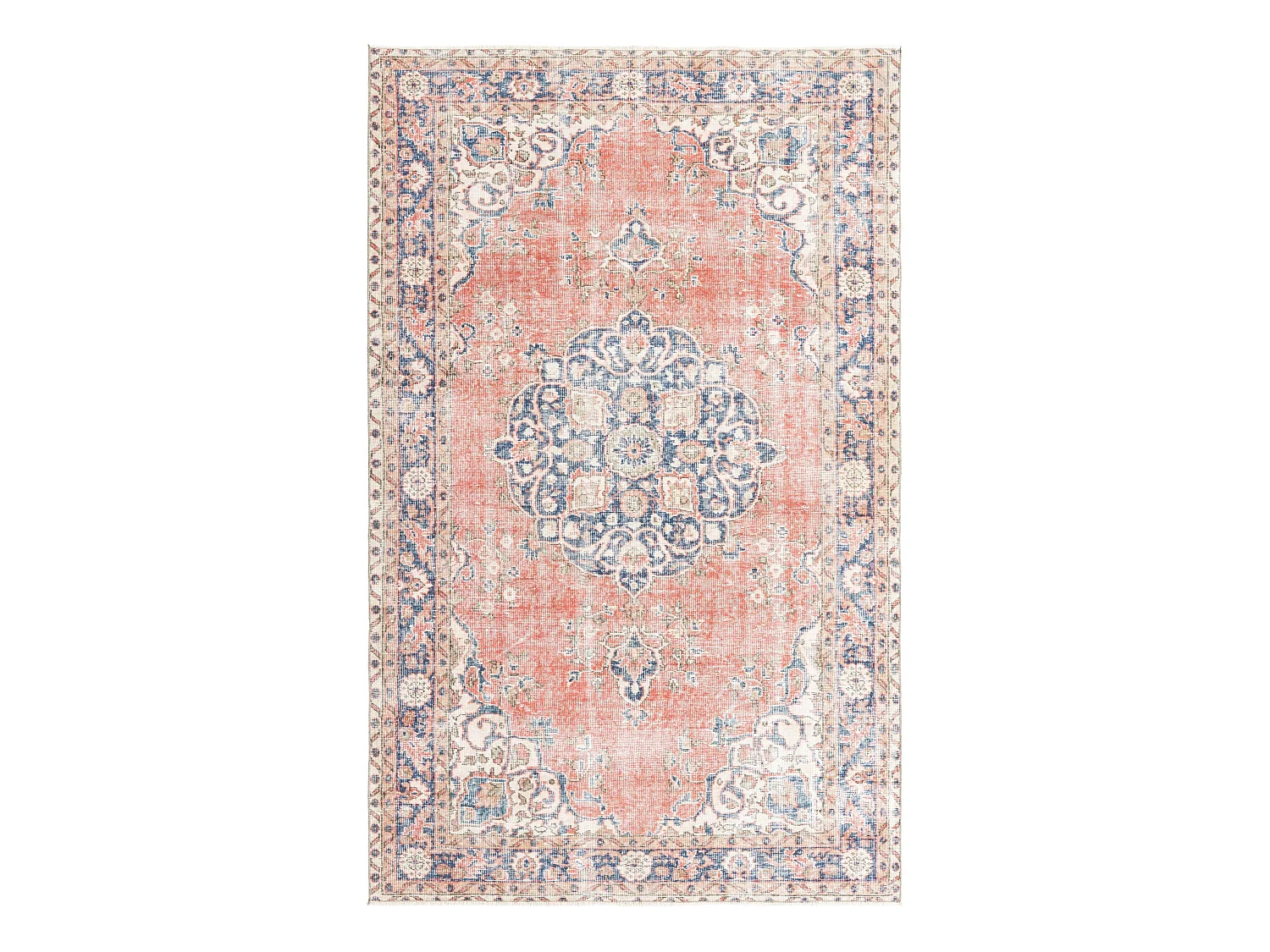 Tapis de laine 168x264 rouge Ultra Vintage