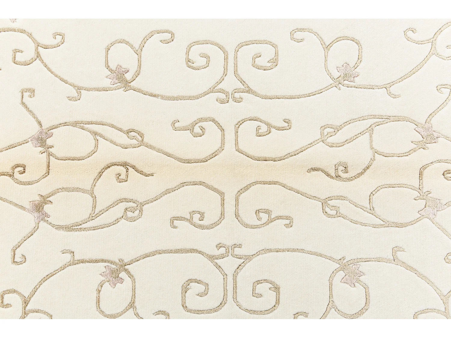 Tapis de laine 124x191 beige Darya