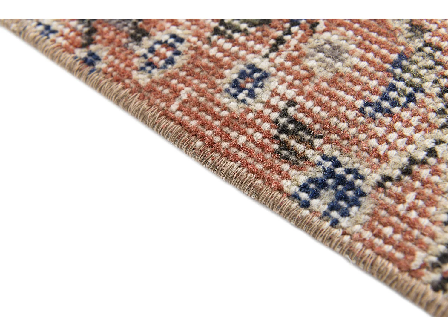 Wollteppich 142x236 Braun Ultra Vintage