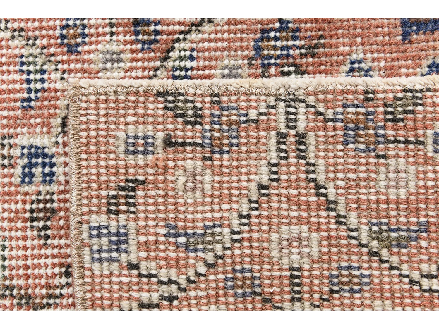 Wollteppich 142x236 Braun Ultra Vintage