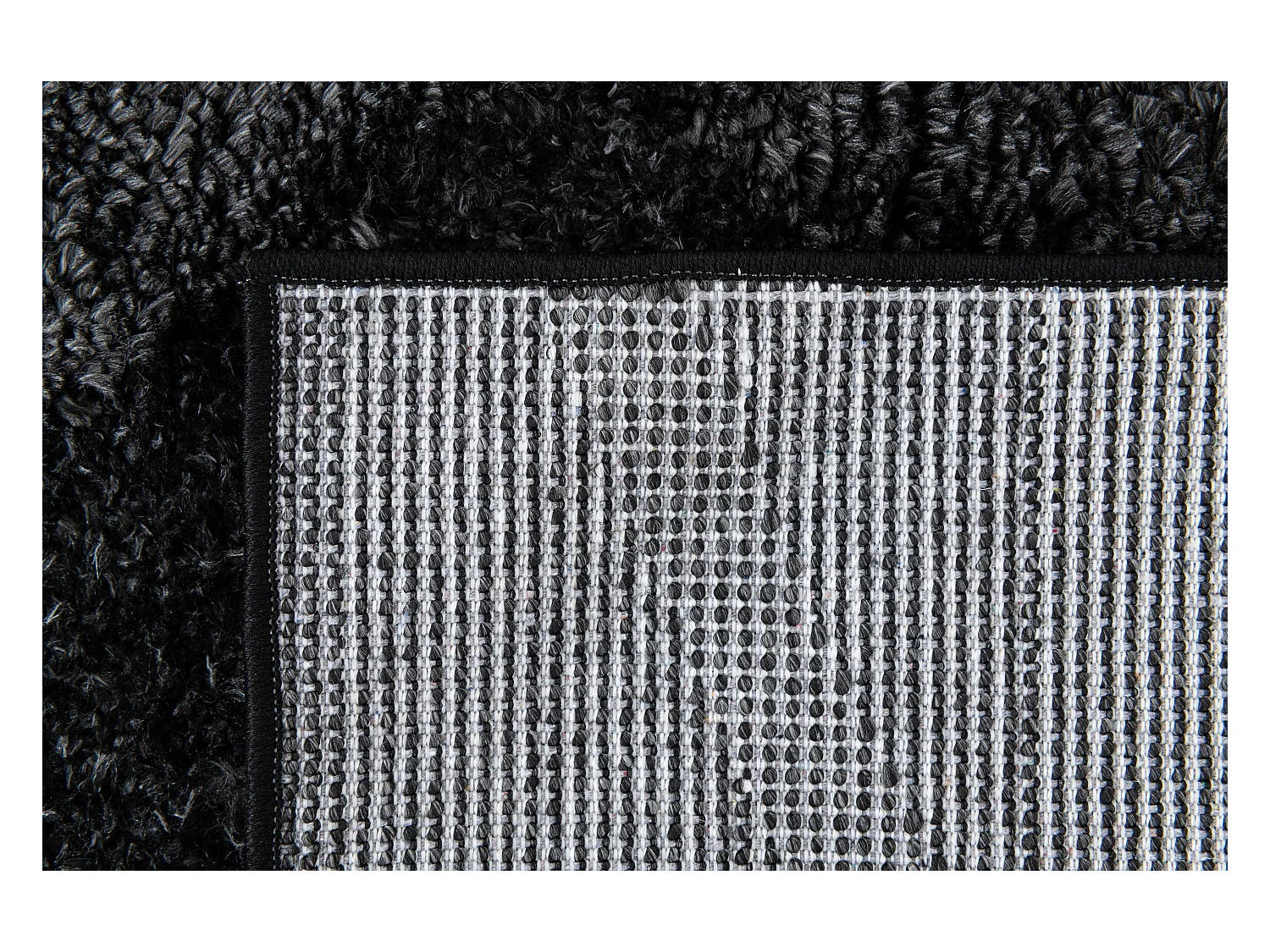 Hoogpolig tapijt 185x125 Zwart Thun Tribus