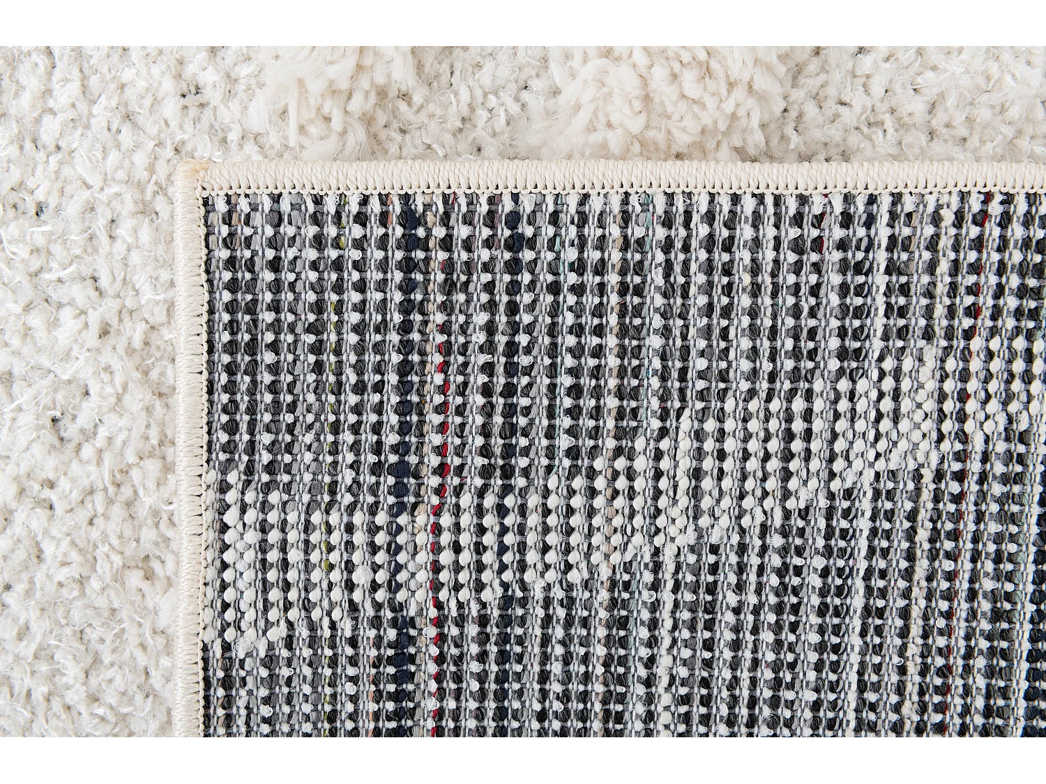 Tapis shaggy 240x305 Blanc Thun Tribus