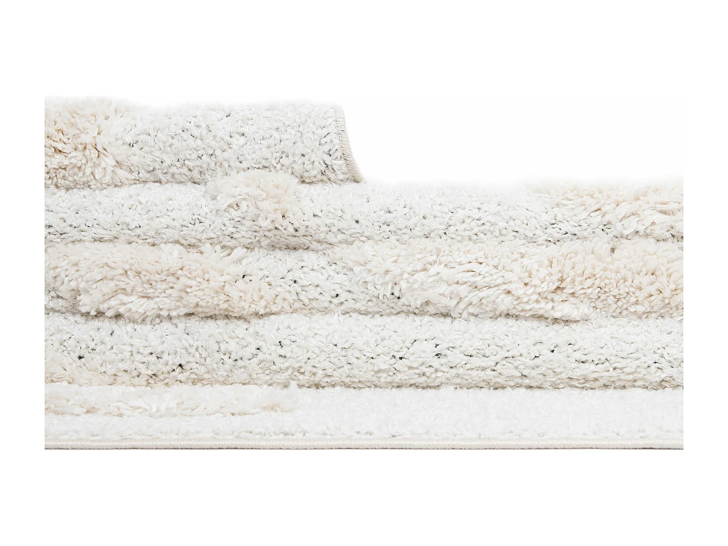 Tapis shaggy 240x305 Blanc Thun Tribus