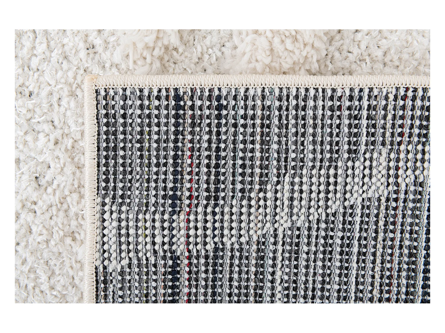 Hoogpolig tapijt 305x240 Wit Thun Tribus