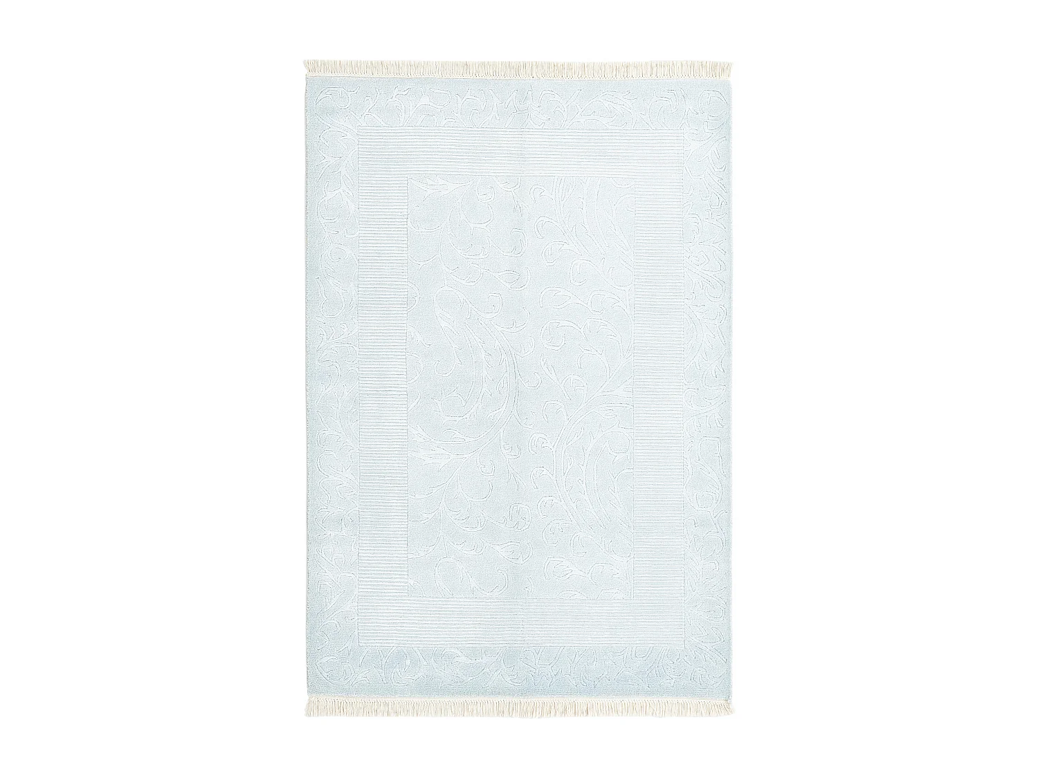 Tapis de laine 132x193 Bleu Darya