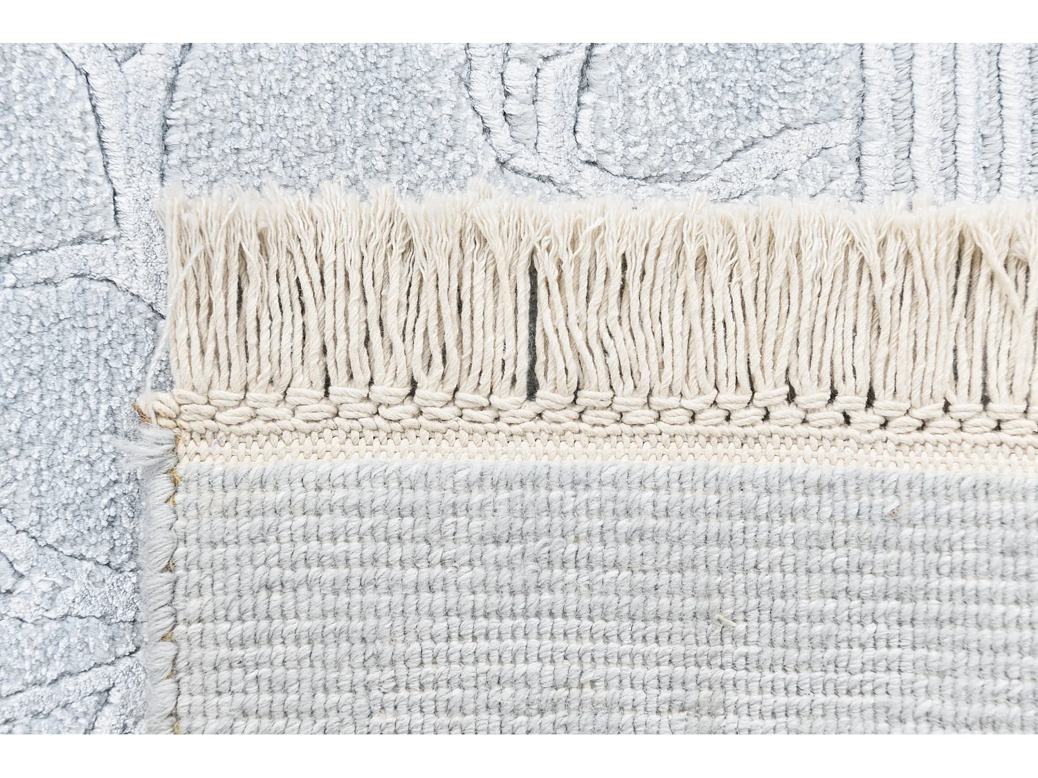 Tapis de laine 132x193 Bleu Darya