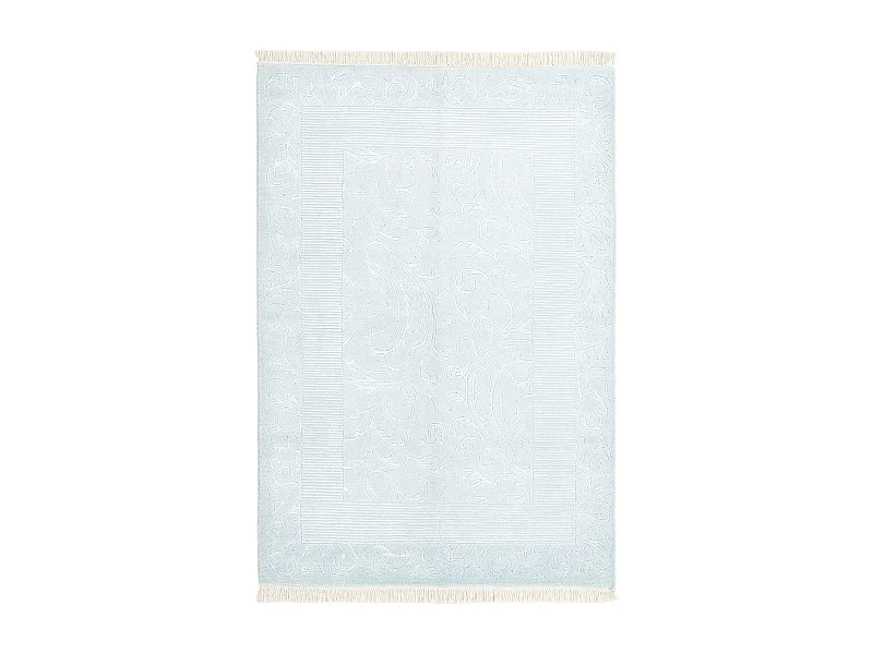 Tapis de laine 132x193 Bleu Darya