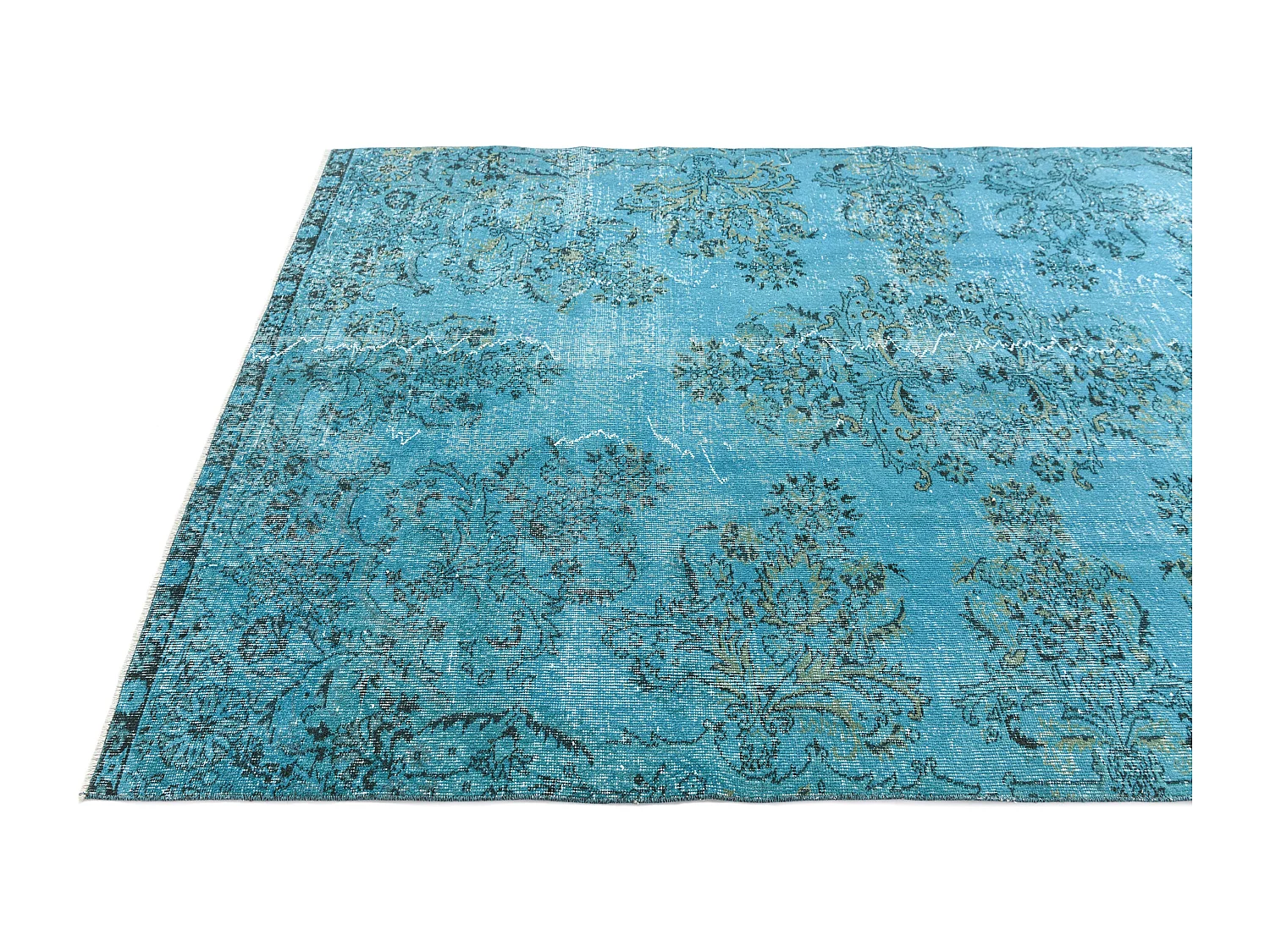 Tapis de laine 178x290 turquoise Ultra Vintage