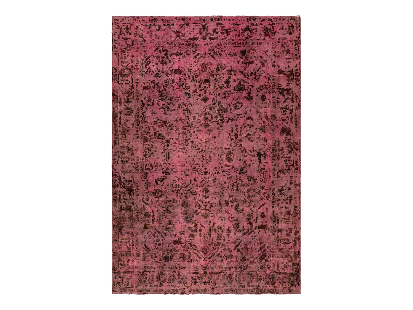 Tapis de laine 169x294 rose Vintage Royal