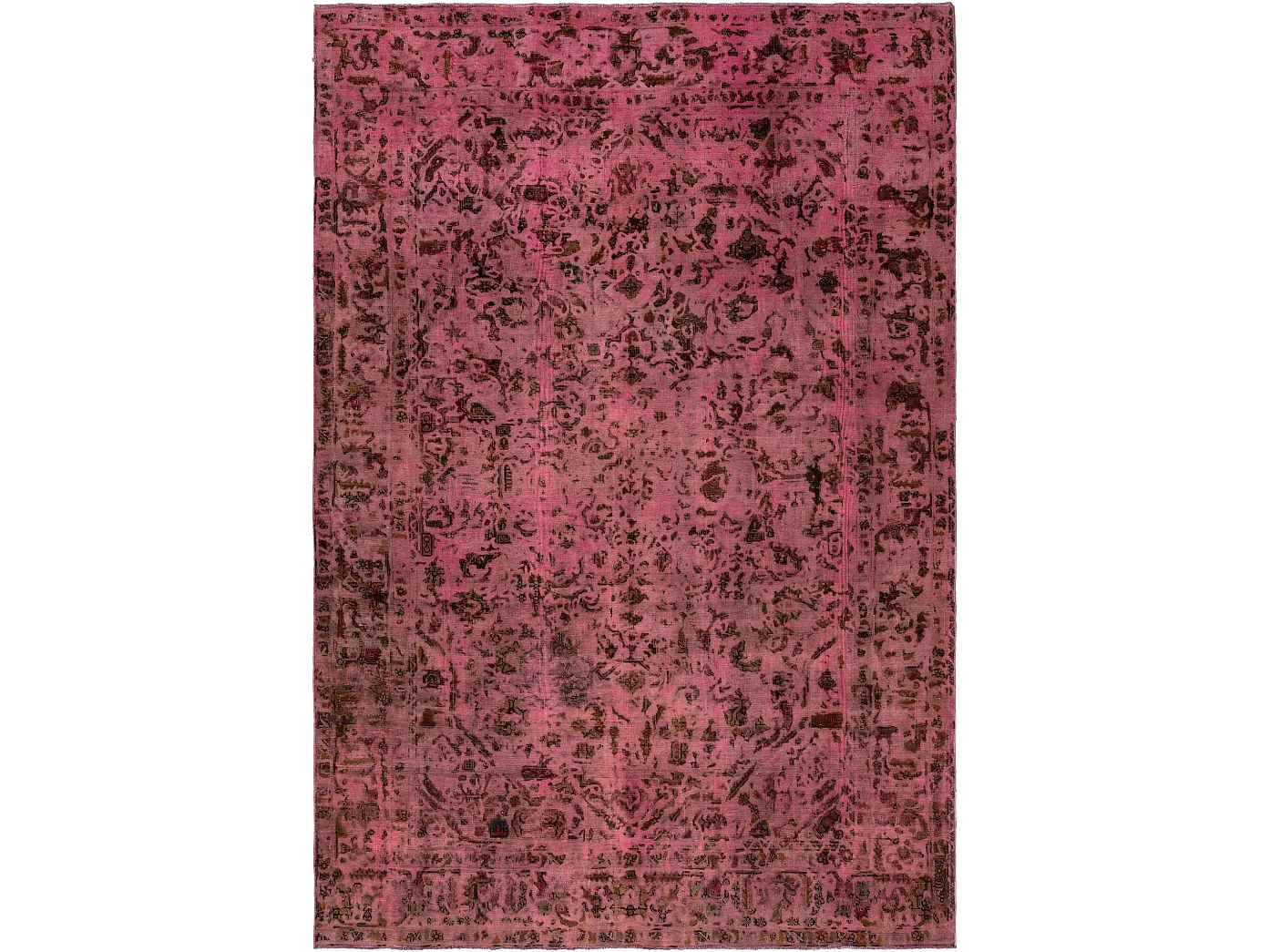 Tapis de laine 169x294 rose Vintage Royal