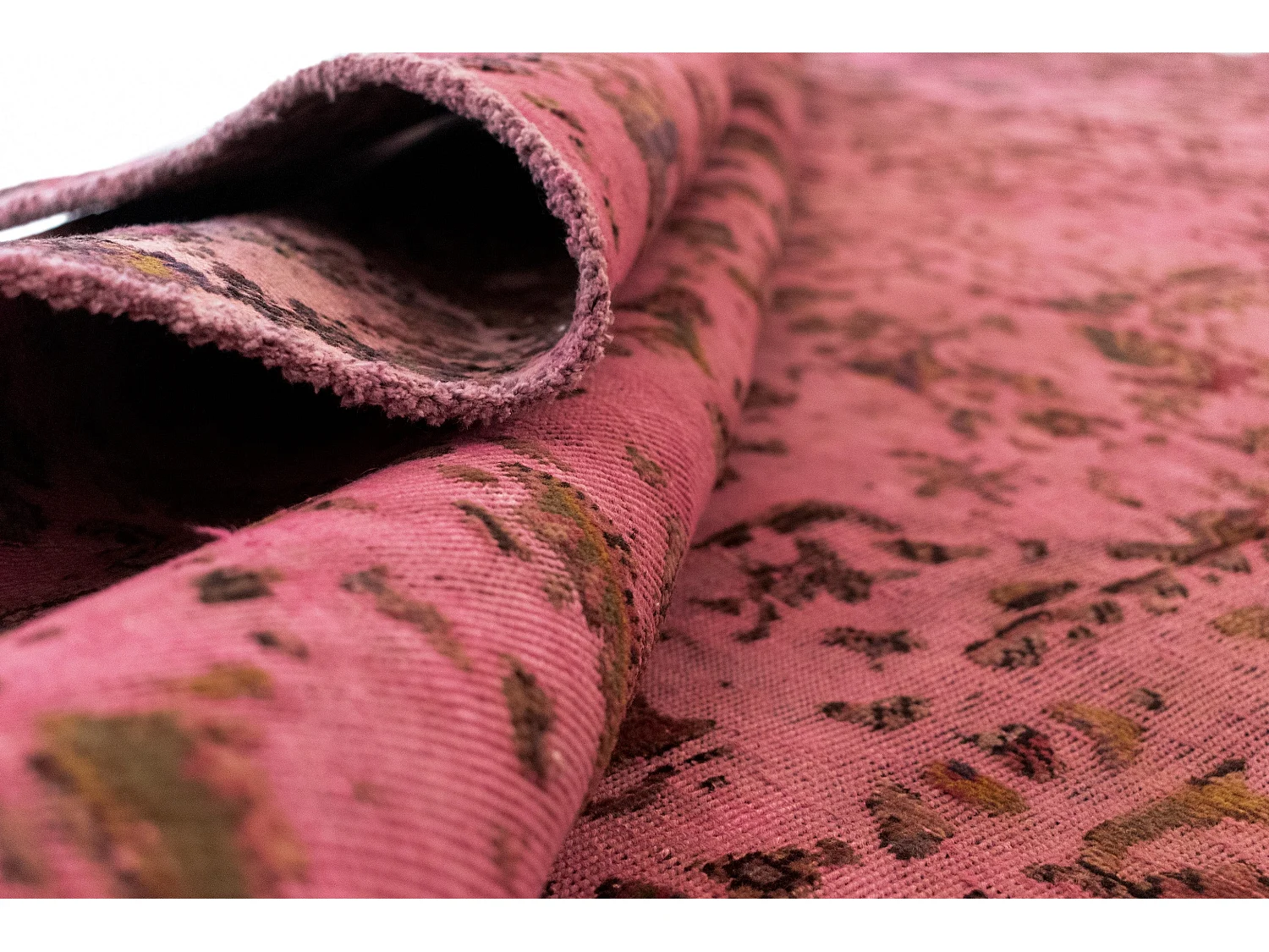 Tapis de laine 169x294 rose Vintage Royal