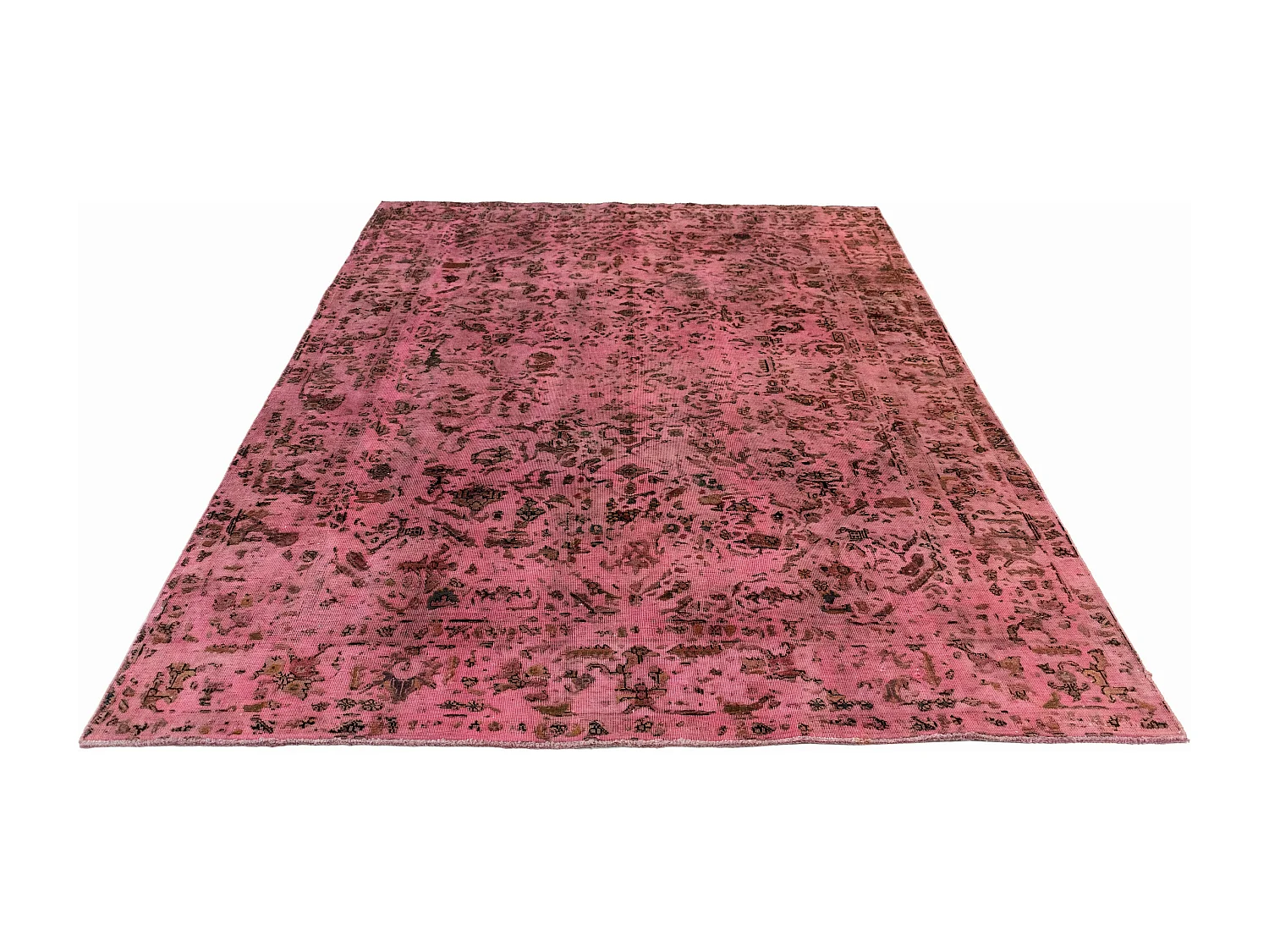 Tapis de laine 169x294 rose Vintage Royal