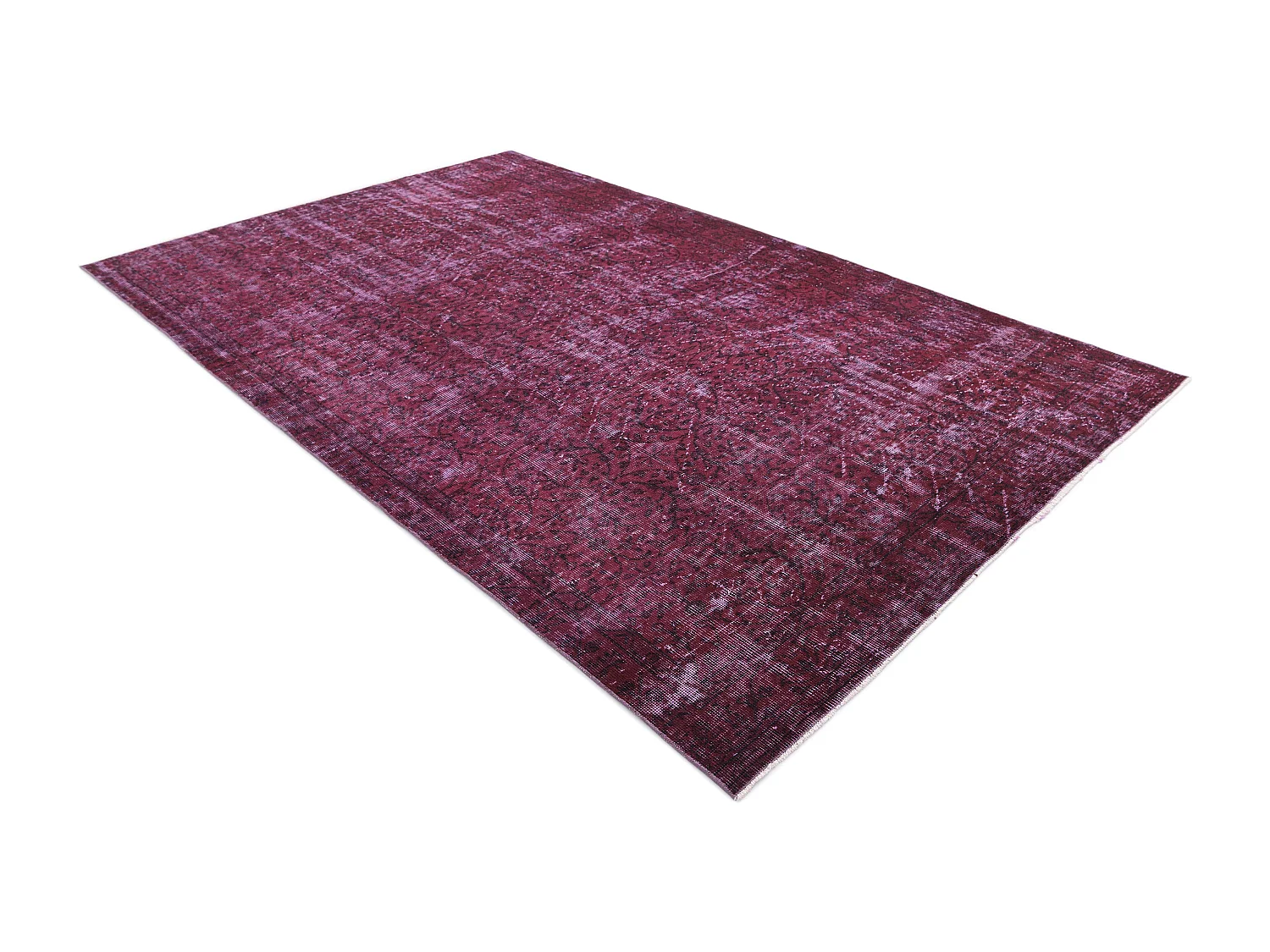 Tapis de laine 165x282 Bleu Ultra Vintage