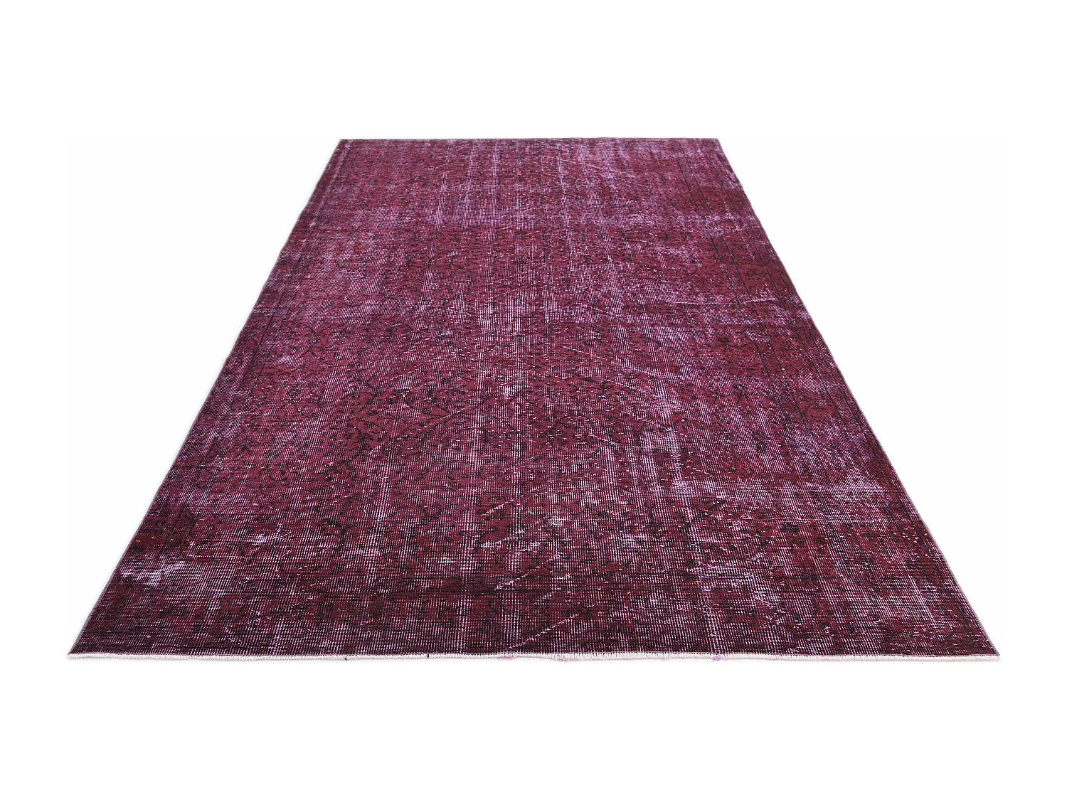 Tapis de laine 165x282 Bleu Ultra Vintage