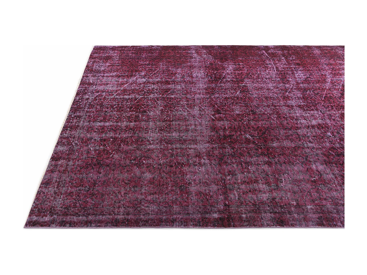 Tapis de laine 165x282 Bleu Ultra Vintage