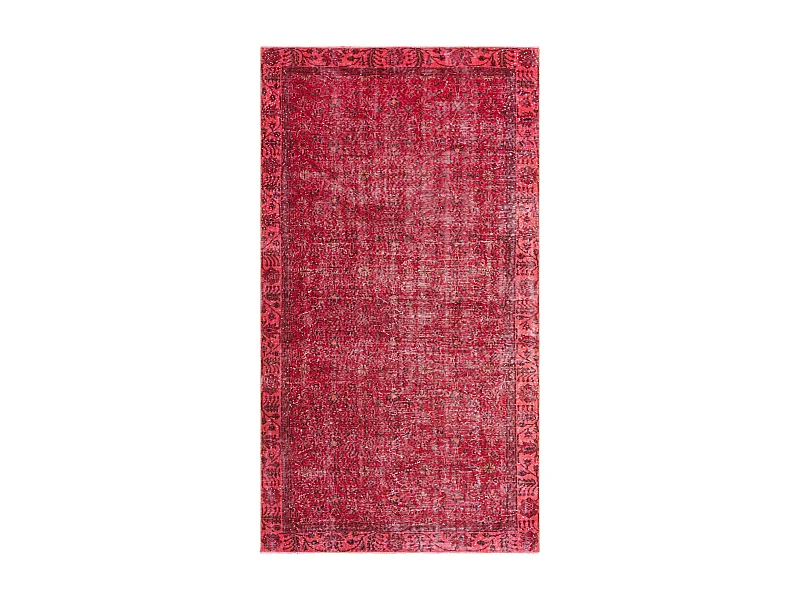 Tapis de laine 150x274 rouge Ultra Vintage
