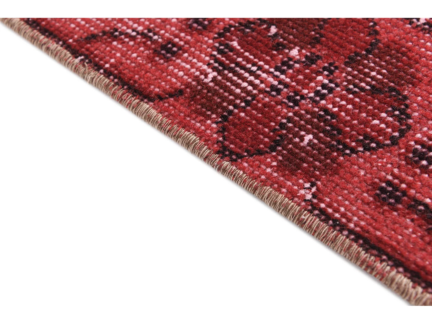 Tapis de laine 150x274 rouge Ultra Vintage