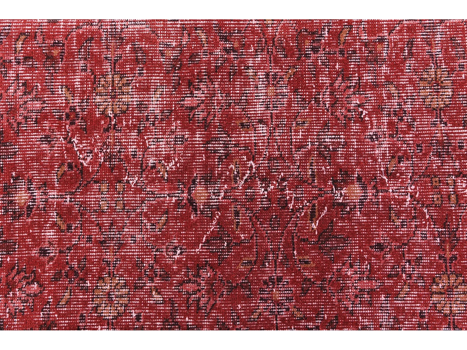 Tapis de laine 150x274 rouge Ultra Vintage