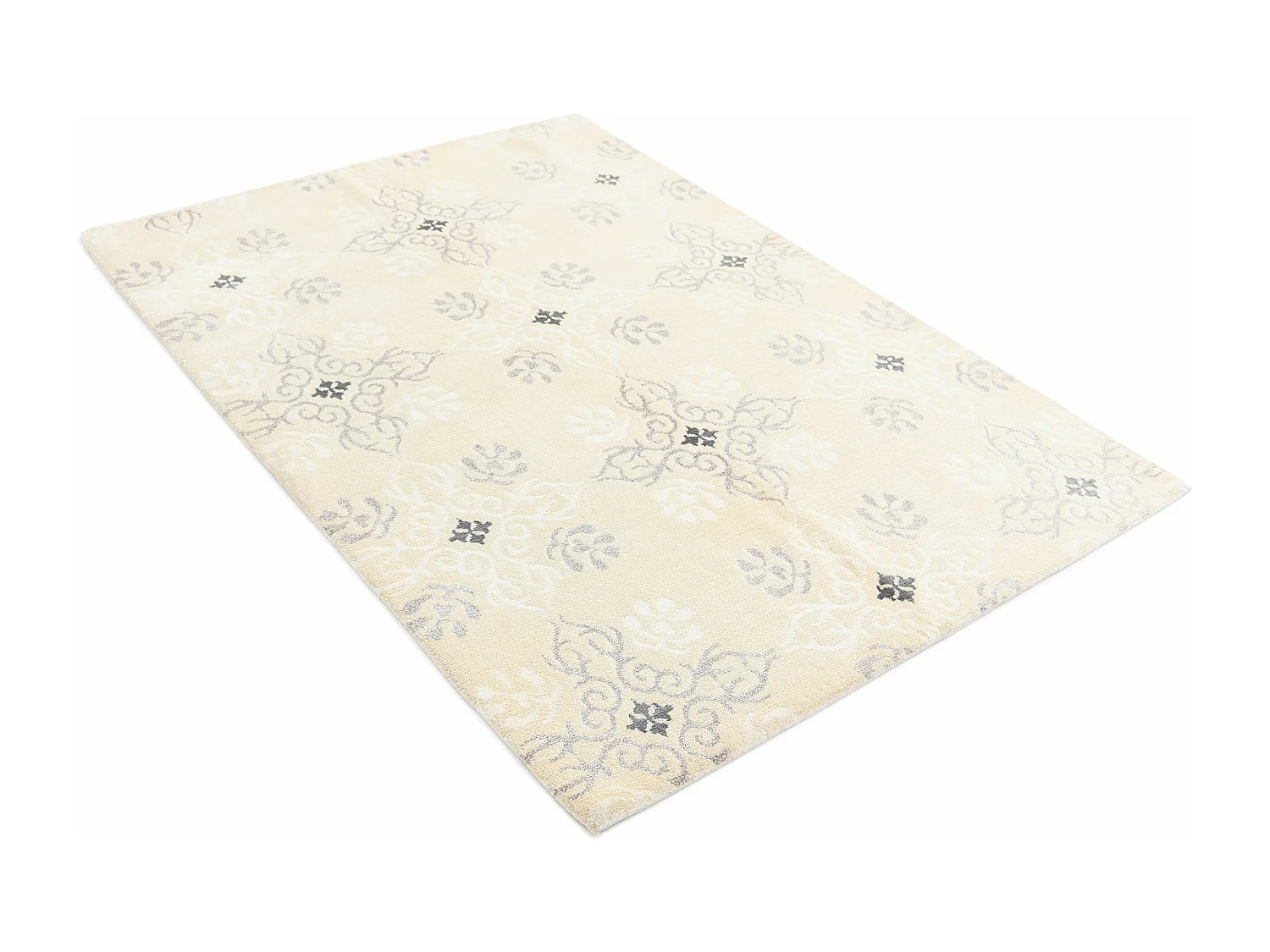 Tapis de laine 130x183 beige Darya