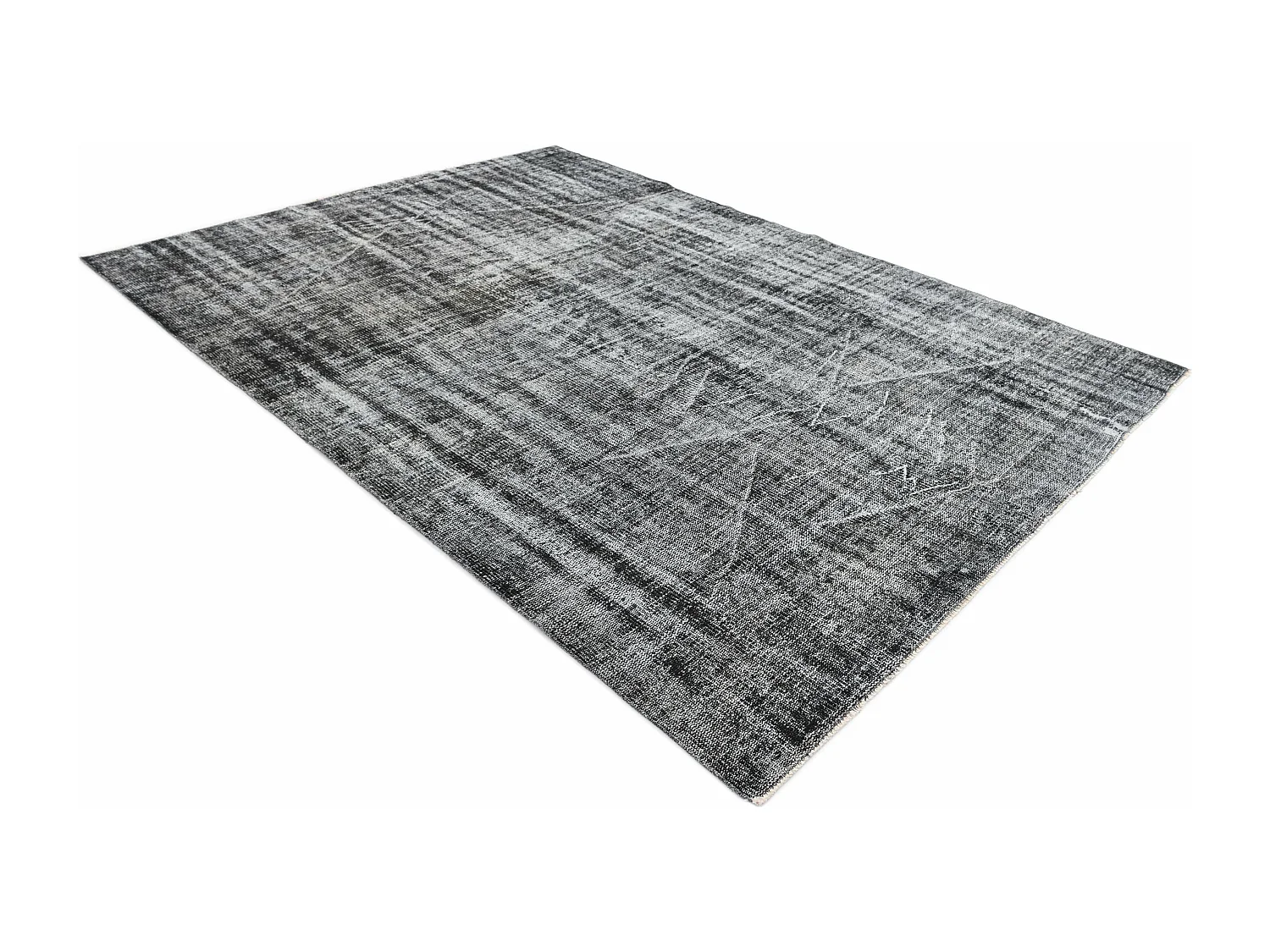 Tapis de laine 170x262 noir Ultra Vintage