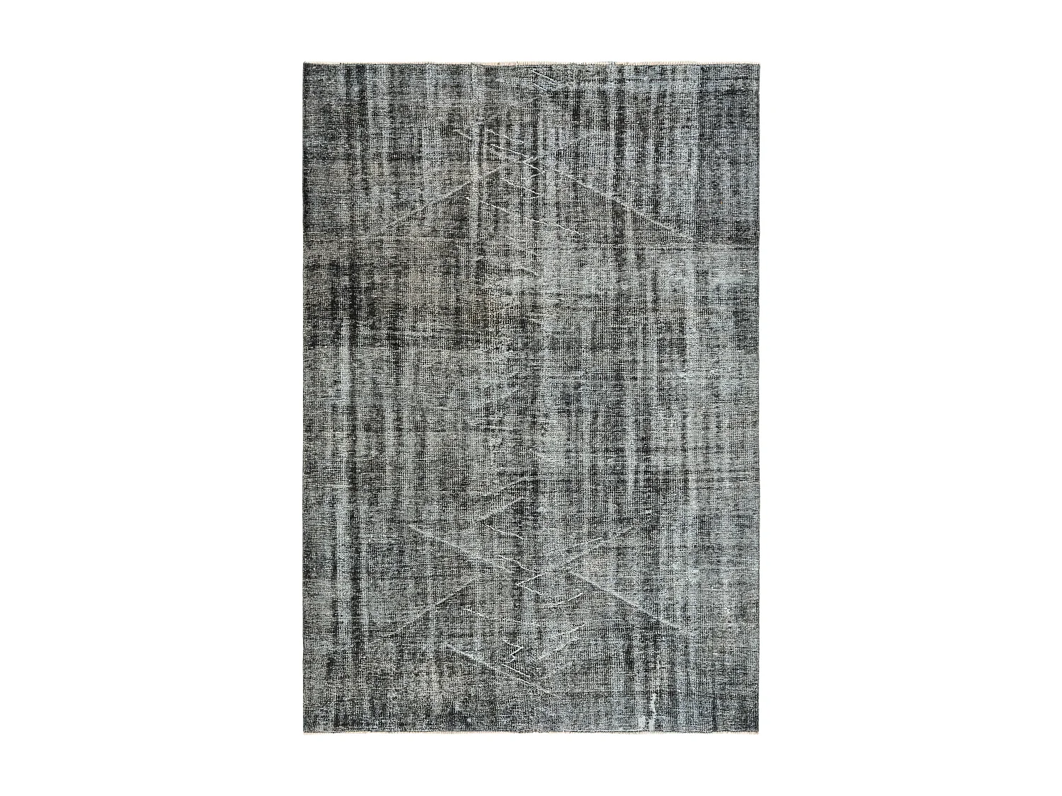 Tapis de laine 170x262 noir Ultra Vintage