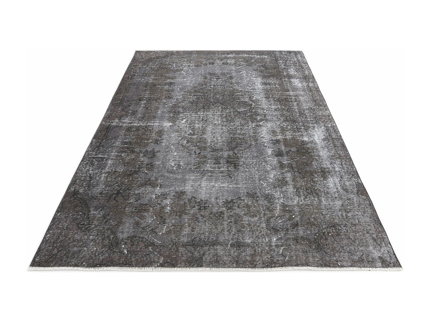 Wollteppich 165x259 Grau Ultra Vintage