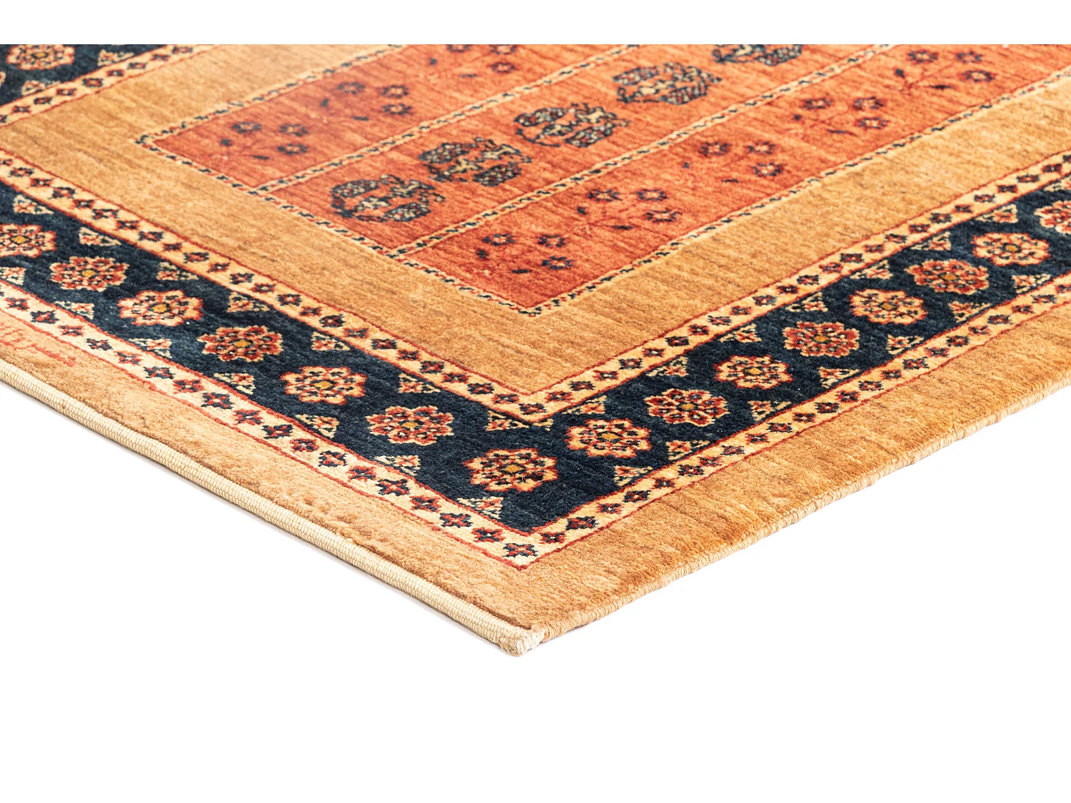 Tapis de couloir en laine 84x200 brun Kashkuli