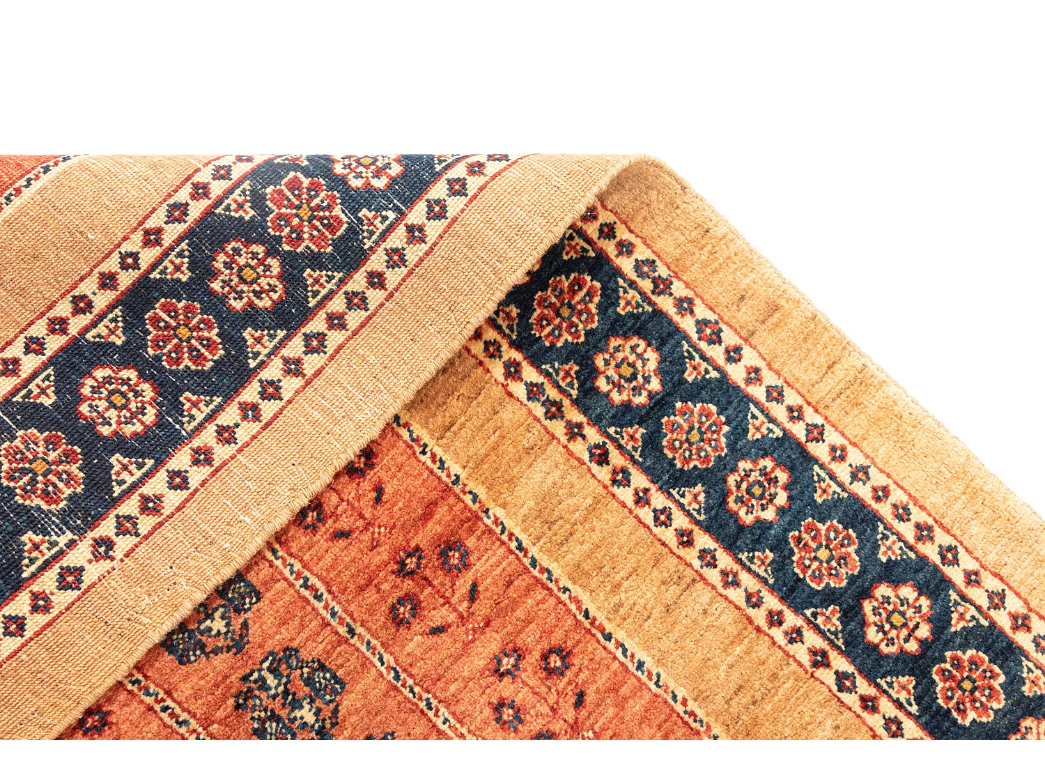 Tapis de couloir en laine 84x200 brun Kashkuli