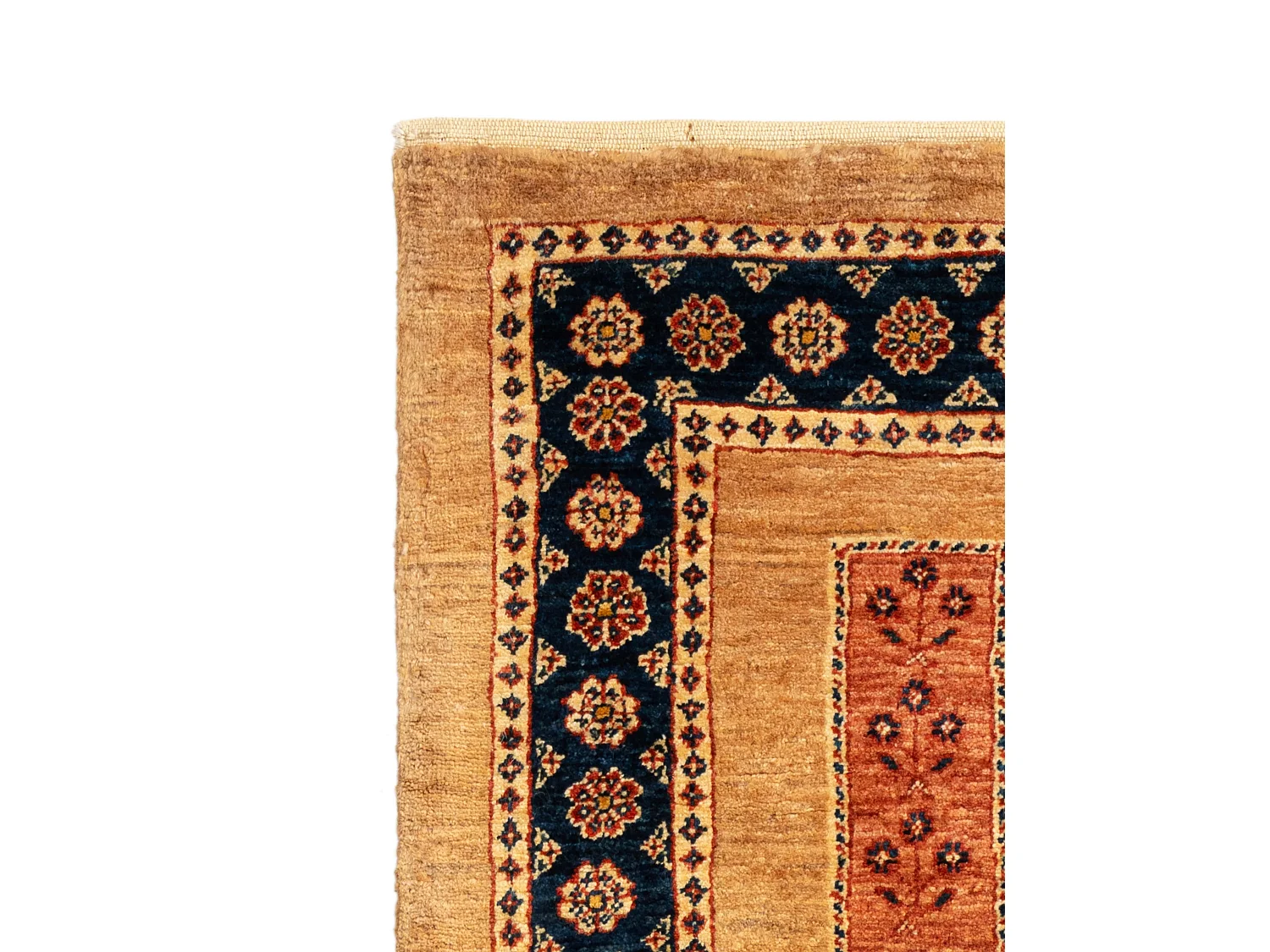 Tapis de couloir en laine 84x200 brun Kashkuli