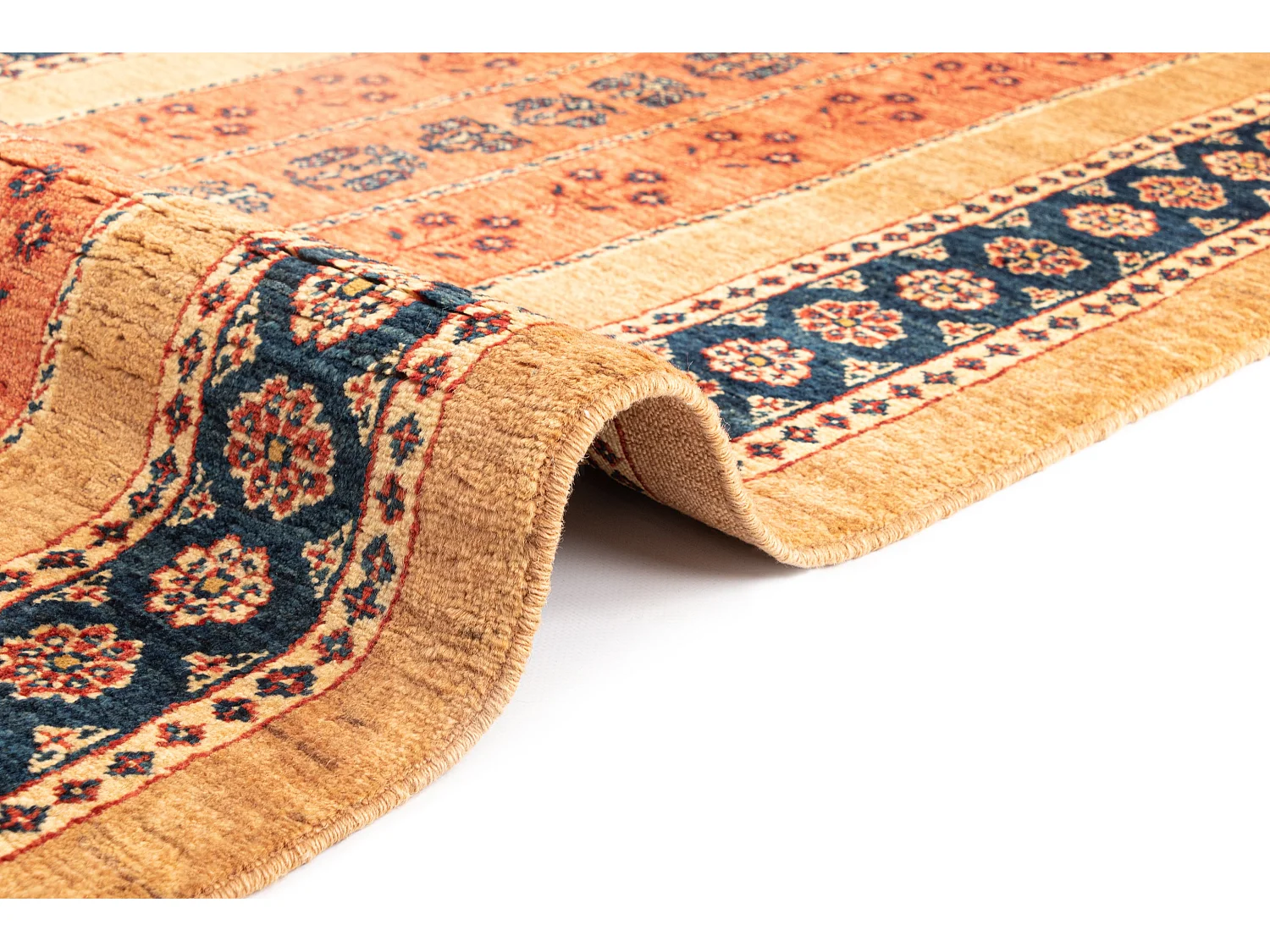 Tappeto per corridoio in lana 84x200 marrone Kashkuli