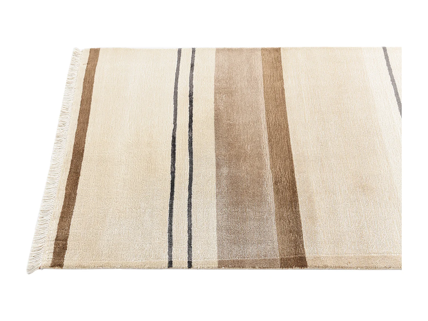 Läufer-Wollteppich 81x295 Braun Darya