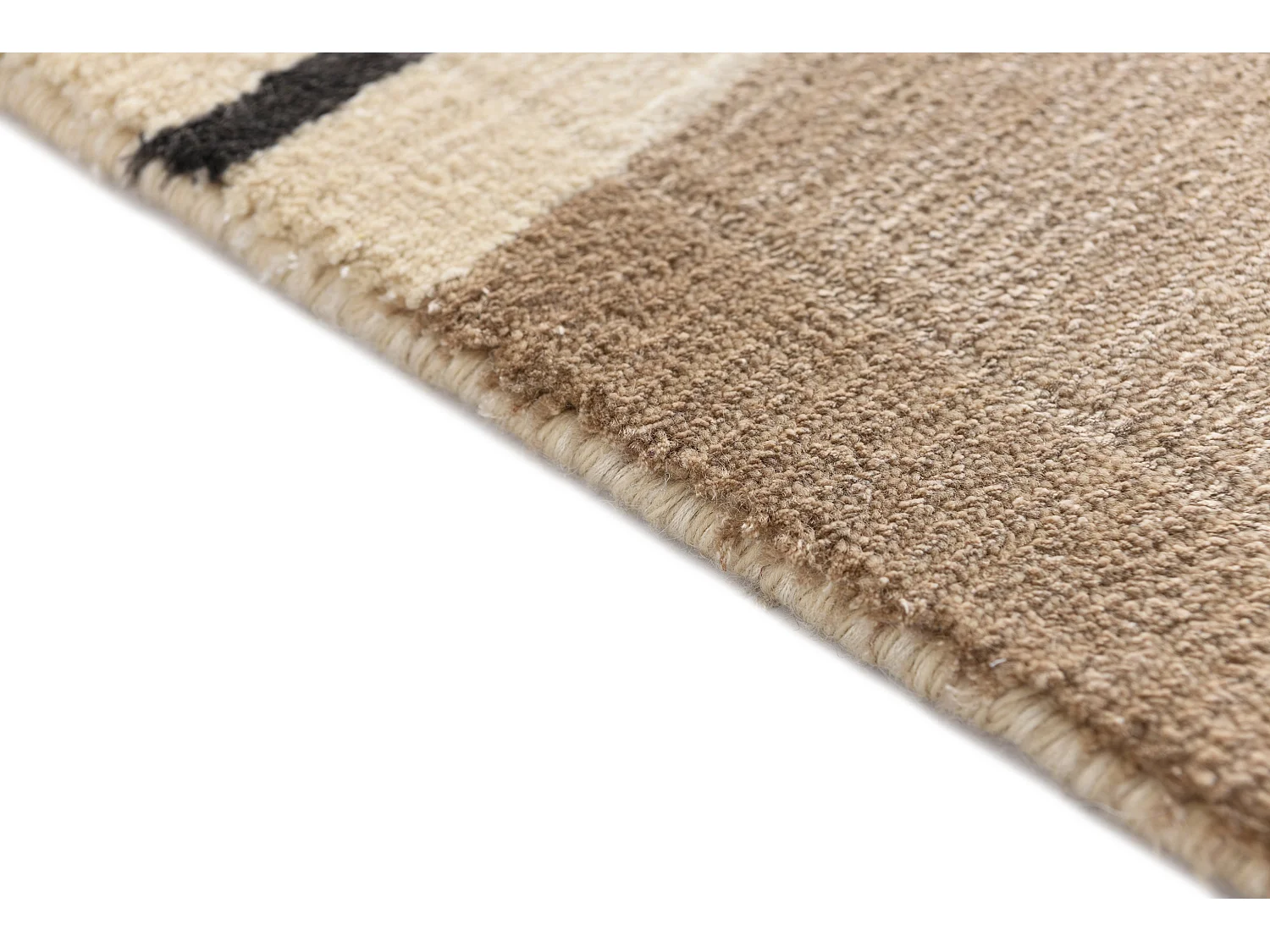 Läufer-Wollteppich 81x295 Braun Darya