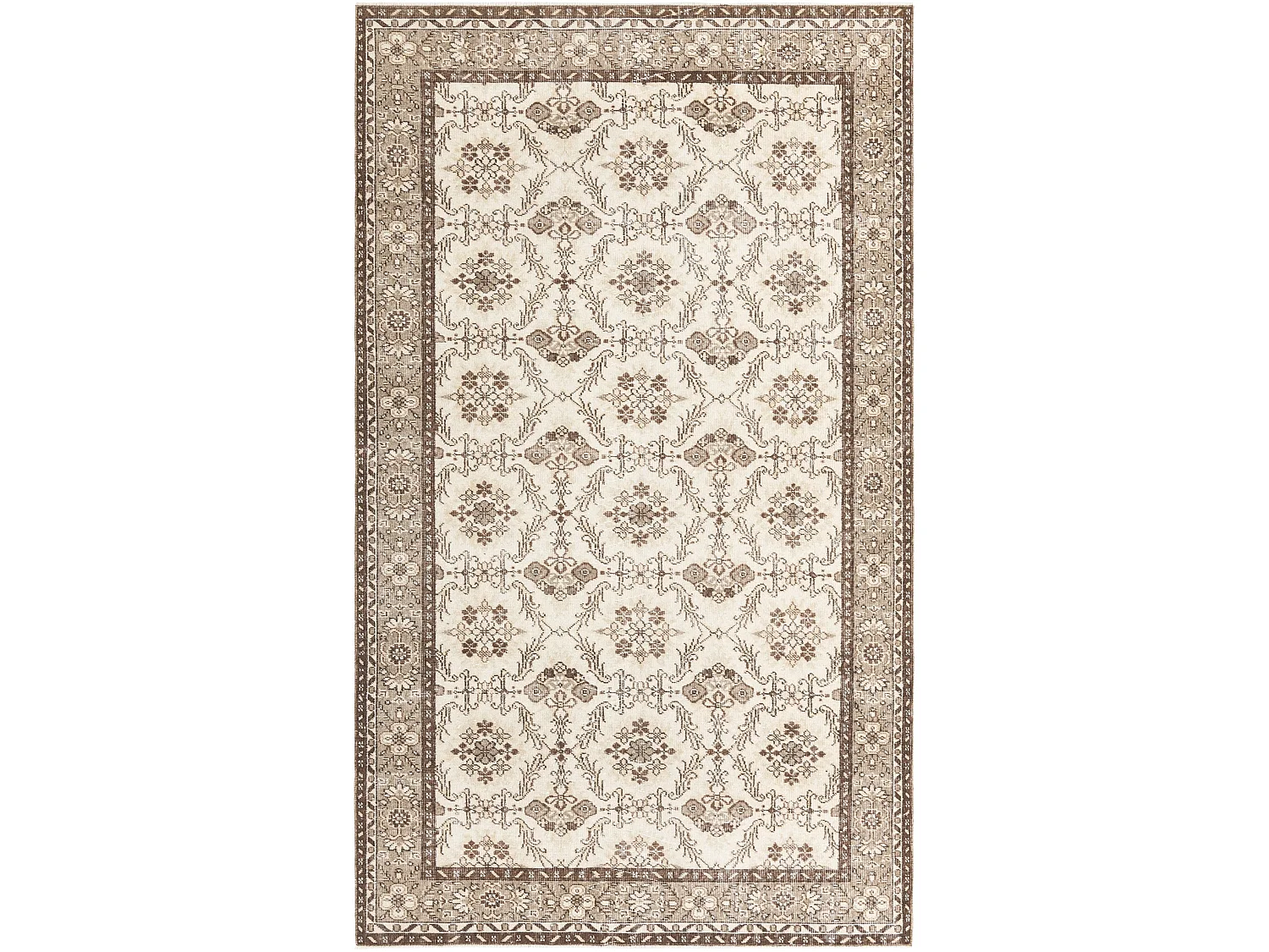 Wollteppich 175x297 Beige Ultra Vintage